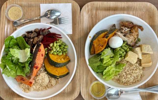 DYOB Salad at Cedele Star Vista $13.80 Healthy Lunch
