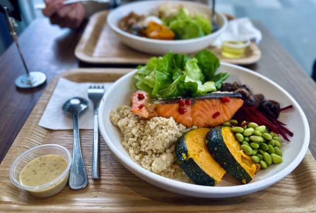 DYOB Salad at Cedele Star Vista $13.80 Healthy Lunch