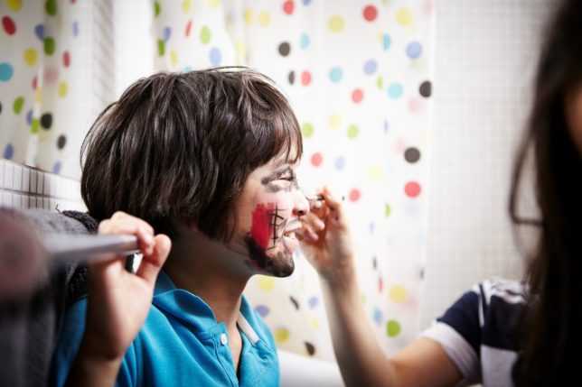 Face painting at IKEA