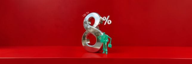 8% in ION+ Points 