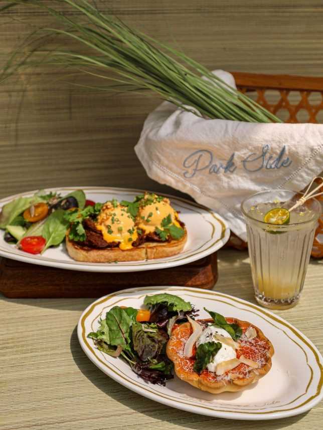 Park Side National Day Brunch dishes