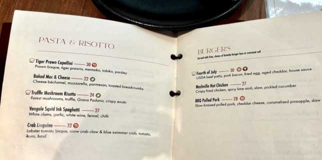 Alice Boulangerie & Restaurant Raffles City menu