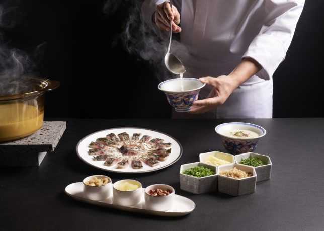 Boneless chicken at Cherry Garden by Chef Fei