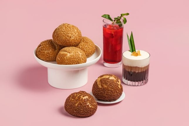 Chin Mee Chin Choux Puffs Kaya Cloud_Roselle Cucumber