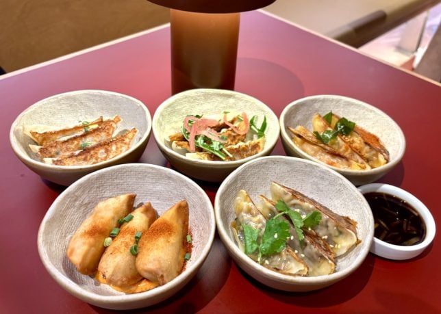 Dumpling Darlings New Bahru dumpling platter of 15