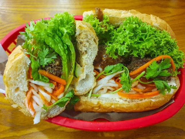 Joo Chiat Banh Mi Ca Phe Lemongrass Grilled Beef Patty Banh Mi