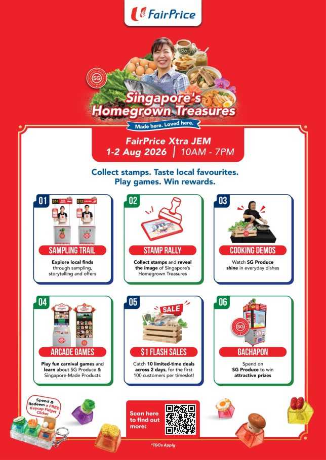 Made In Singapore Fair 2026 at FairPrice Xtra JEM