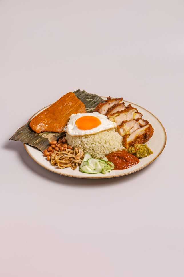 Chin Mee Chin Nex - Nasi Lemak with Fried Chicken Cutlet