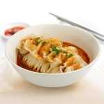 Noodle with Shrimp & Pork Wantons in Peanut Sesame Sauce at new Din Tai Fung ION Orchard