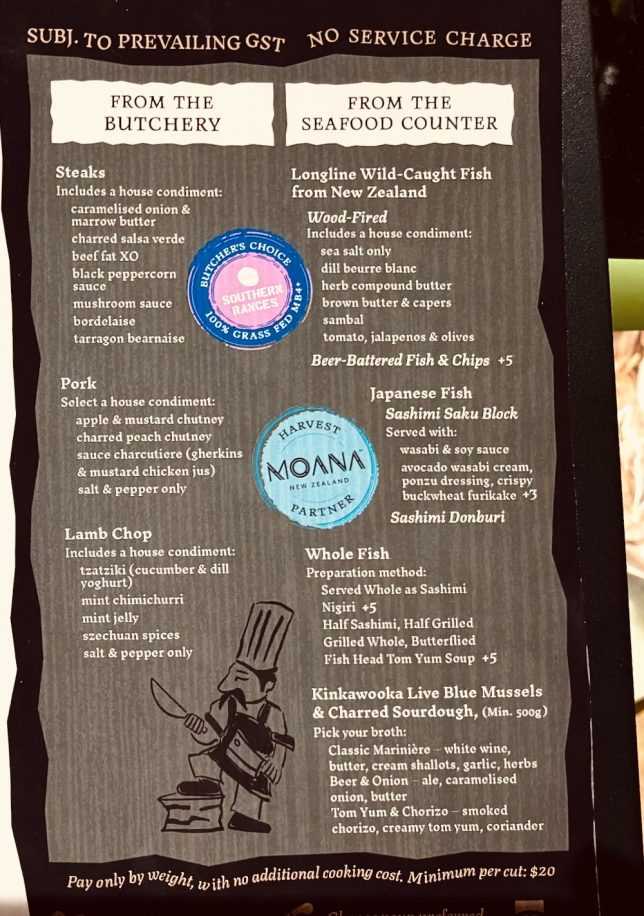 WOODSMEN by Cut Butchery menu