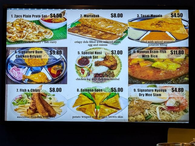 Ah Mei Cafe Menu