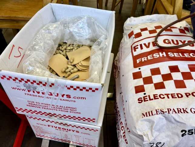 Five Guys Peanuts