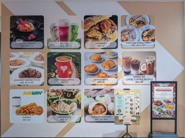 Aperia Mall Food Options
