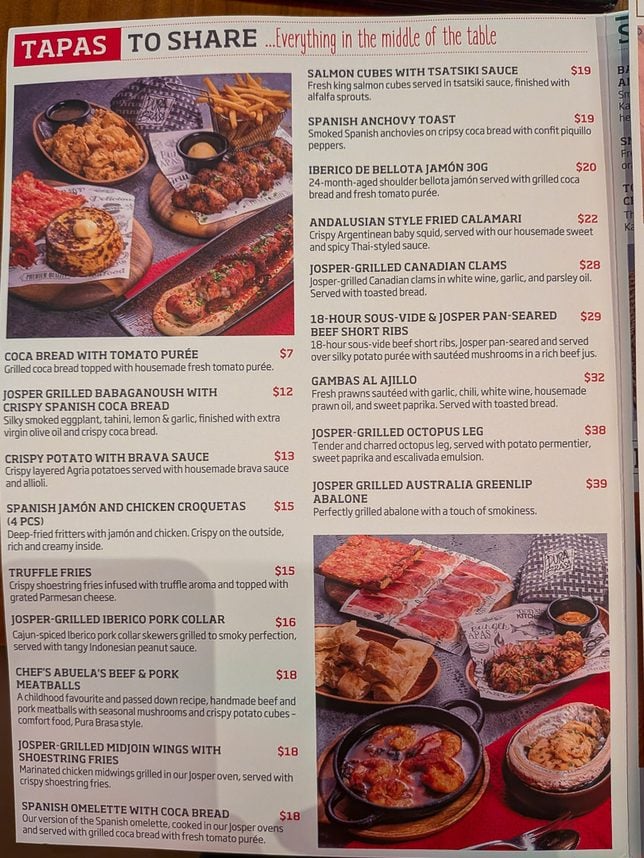 Menu of Pura Brasa PLQ