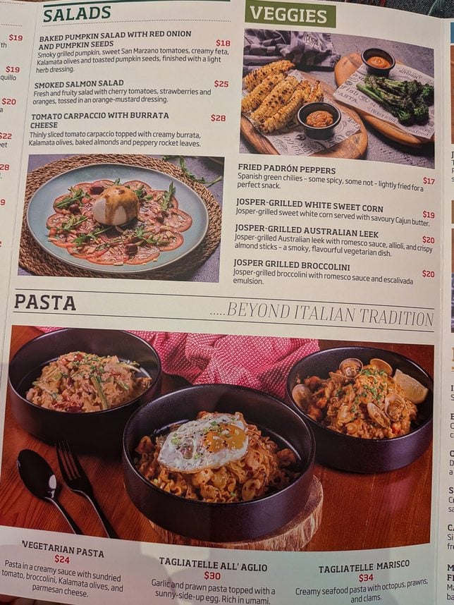 Pura Brasa Menu