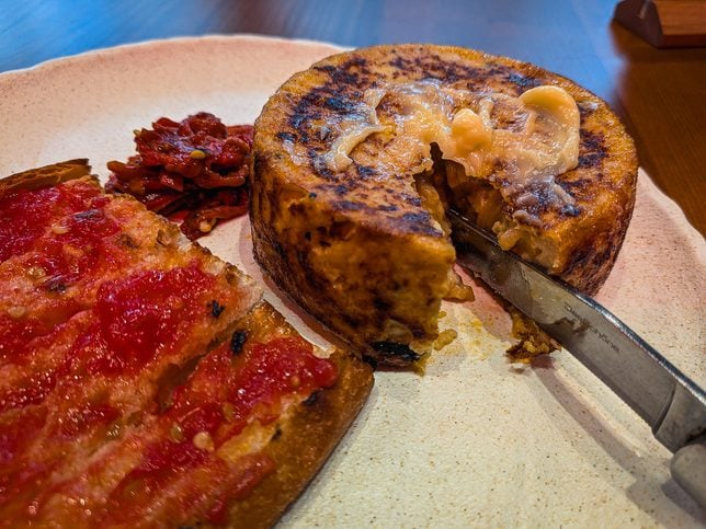 Spanish Omelette with Coca Bread a