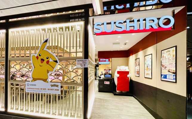 Sushiro Pokemon Collaboration Singapore
