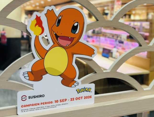 Sushiro Pokemon Collaboration Singapore