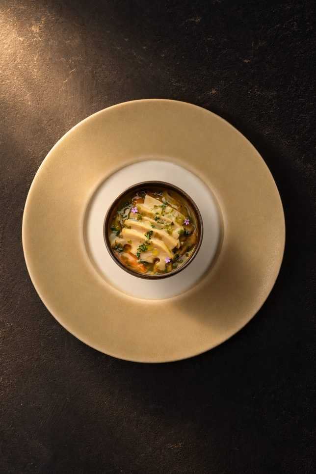 AMI Patisserie - Abalone Chawanmushi with Autumn Mushrooms
