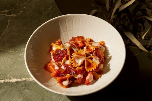 Farfalle all'Amatriciana
