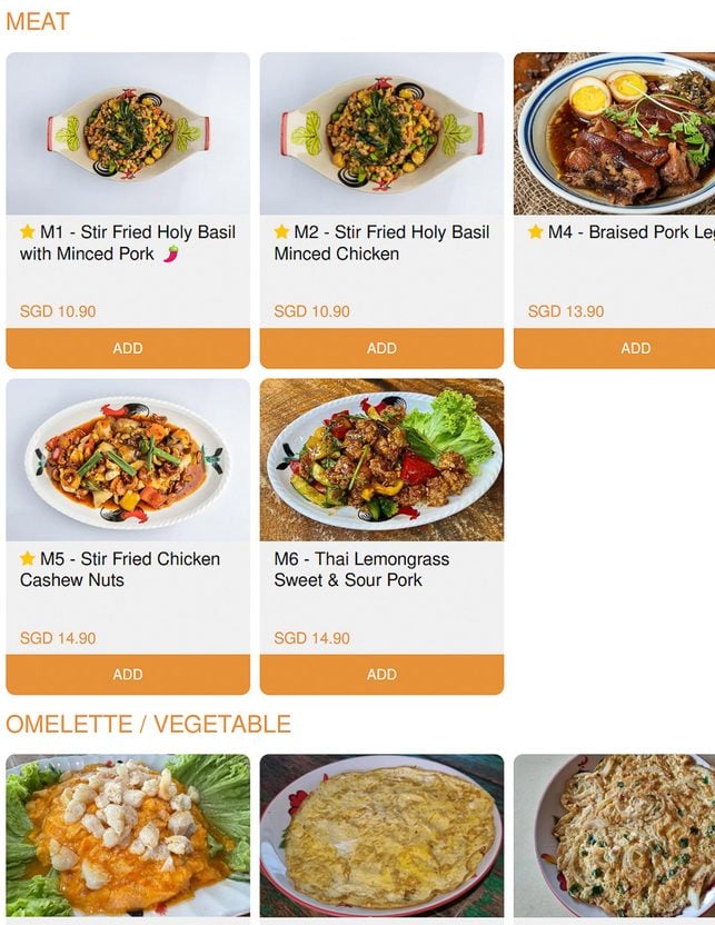 Little Elephant SG Thai Bistro Menu