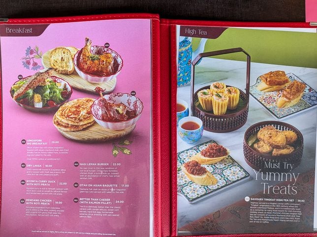 Martina's Kitchen - Breakfast and High tea Menu