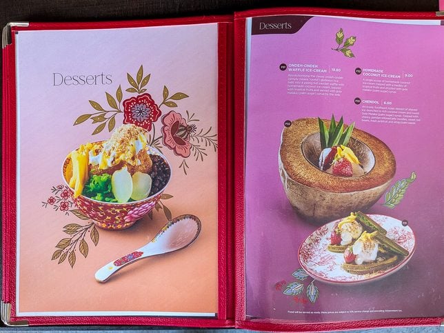 Martina's Kitchen @ Aperia Mall - Desserts Menu