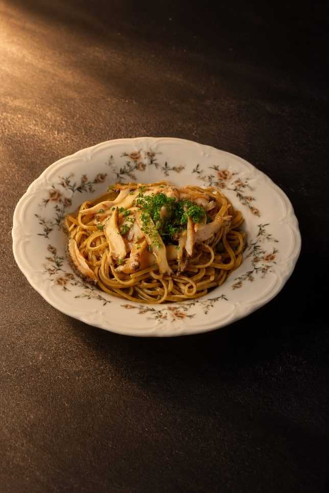 Scott's Grill - Grilled Abalone Pasta with Liver Emulsion